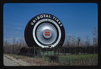 Uniroyal tire, Dearborn, Michigan (1986) photography in high resolution by John Margolies. Original from the Library of Congress. 