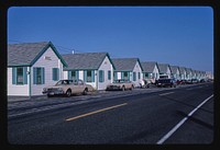 Day's Cottages, North Truro, Massachusetts (1984) photography in high resolution by John Margolies. Original from the Library of Congress. 