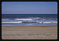 View of ocean from Sanderling Inn, Duck, North Carolina (1985) photography in high resolution by John Margolies. Original from the Library of Congress. 