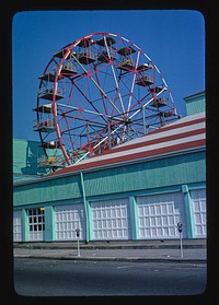 Ferris wheel, Asbury Park, New Jersey (1978) photography in high resolution by John Margolies. Original from the Library of Congress. 