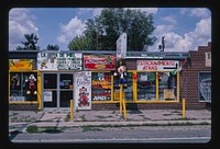 Dulceria, angle 2, Federal Boulevard, Denver, Colorado (2004) photography in high resolution by John Margolies. Original from the Library of Congress. 