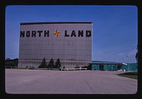 North Land Drive-in Theater, Dort Highway, Flint, Michigan (1980) photography in high resolution by John Margolies. Original from the Library of Congress. 