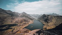 Landscape desktop wallpaper background, the Cuillin on the Isle of Skye, Scotland