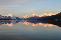 The view of Lake McDonald from Apgar. Original public domain image from Flickr