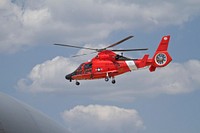 Coast guard helicopter. Original public domain image from Flickr