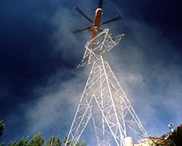 Construction of taft-bell towers.