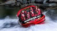 Thrill seekers. Shotover Jet.Queenstown's world famous jet boat ride, Shotover Jet has thrilled millions of people since 1965. So take a spin in the iconic 'big red' through the spectacular Shotover River Canyons with us!. Original public domain image from Flickr