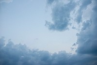 Cloudy sky. Original public domain image from Flickr