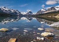 Sherburne Lake. Original public domain image from Flickr