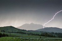 Storm over Swan Lake. Original public domain image from Flickr