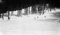 Ski Area, Willamette Pass, Hiway 58, ORDeschutes National Forest Historic Photo. Original public domain image from Flickr