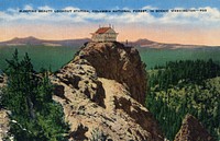 Sleeping Beauty Lookout Station, Columbia NF, WAGifford Pinchot National Forest Historic Photo. Original public domain image from Flickr
