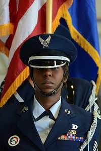 Airmen of the South Carolina Air National Guard's 169th Fighter Wing gather for a change of command ceremony for the 316th Fighter Squadron, an active-association tenant unit comprising of approximately 80 regular Air Force pilots, maintainers and support personnel, at McEntire Joint National Guard Base, Nov. 20, 2015.