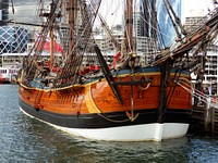 HM Bark Endeavour Replica