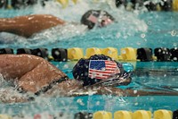 U.S. Army Reserve Sgt. Kawaiola Nahale competes in swimming during the 2016 Department of Defense Warrior Games at the U.S. Military Academy in West Point, New York, June 20, 2016. (Department of Defense photo by Roger Wollenberg). Original public domain image from <a href="https://www.flickr.com/photos/39955793@N07/27922165476/" target="_blank">Flickr</a>