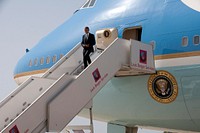 NAVAL STATION ROTA, Spain (July 10, 2016) &ndash;President Barack Obama departs Air Force 1 to begin his visit to Naval Station Rota July 10.