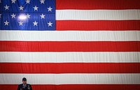 U.S. Air Force Col. Patrick M. Kennedy speaks during an assumption of command ceremony as he takes command of the New Jersey Air National Guard's 108th Wing on Joint Base McGuire-Dix-Lakehurst, N.J., May 20, 2018.