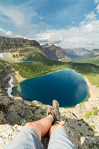 Overlooking Pitamakan Pass Portrait. Original public domain image from Flickr