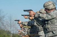 Day 2 range qualifications at Joliet Army Training Area. Original public domain image from Flickr