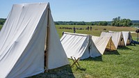 Civil War Camp. Original public domain image from Flickr