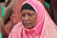 A delegate waits to cast her vote at the polling center during the electoral process to choose members of the Lower House of the Somali federal Parliament in Kismaayo, Somalia on November 23, 2016. AMISOM Photo/ Barut Mohamed. Original public domain image from Flickr