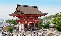 Kiyomizu-dera, officially Otowa-san Kiyomizu-dera, is an independent Buddhist temple in eastern Kyoto. The temple is part of the Historic Monuments of Ancient Kyoto UNESCO World Heritage site. Original public domain image from Flickr