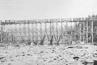 Bull Run trolly trestle no date. Original public domain image from Flickr