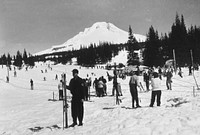 Snow ranger at Summit ski area Mt Hood Nat'l Forest. Original public domain image from Flickr