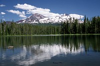 Willamette National Forest, Scott Lake. Original public domain image from Flickr