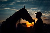 Living with his uncle in Runnels, Iowa, D’Quinton Robertson raises horses, chickens and a sheep.