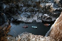 Rogue River Siskiyou National Forest, drift boating, historic. Original public domain image from Flickr