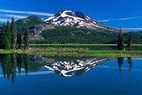 Deschutes National Forest South Sister Sparks Lake. Original public domain image from Flickr