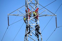 Upper great plains contracted with a company to use new lifting technology on 37 towers in summer and fail to ensure appropriate ground clearances. Original public domain image from Flickr