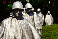 Korean War Veterans Memorial, Washington D.C. memorials and landmarks. Original public domain image from Flickr