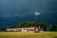 Storms pass overhead as U.S. Department of Agriculture (USDA) Animal and Plant Health Inspection Service (APHIS) Administrator Kevin Shea visits the Plant Protection and Quarantine (PPQ) staff and the Pennsylvania Department of Agriculture Spotted Lanternfly (SLF) in their field office in Lancaster, PA, May 15, 2018.