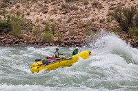 Hance Rapid, Grand Canyon National Park. Photo by Neal Herbert. Original public domain image from Flickr