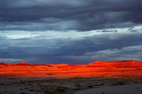 Tepees Badlands at Sunset. Original public domain image from Flickr
