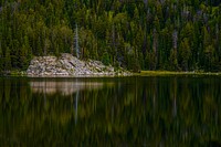 Visitors can enjoy hiking and other activities at Branham Lakes in the Madison Ranger District of Beaverhead-Deerlodge National Forest Montana, September 12, 2019.USDA Photo by Preston Keres. Original public domain image from Flickr