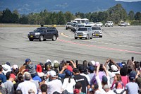 President of Colombia, attends Feria Aeronautical International—Colombia at José María Córdova International Airport. Original public domain image from Flickr