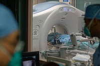 USNS Mercy Sailors Conduct an Interventional Radiology Study and Procedure on a Patient