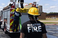 McEntire firefighters pressure test fire hoses
