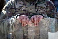 U.S. Airmen with the 177th Fighter Wing and 108th Wing, New Jersey National Guard, conduct civil disturbance training in Washington.