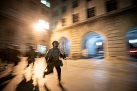 U.S. Soldiers with the 42nd Regional Support Group, New Jersey National Guard, conduct civil disturbance training in Washington, D.C., Jan. 19, 2021.