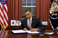 President Barack Obama signs H.R. 2751, the &ldquo;FDA Food Safety Modernization Act,&rdquo; in the Oval Office, Jan. 4, 2011.
