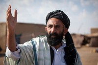 Greeting the elders in Afghanistan