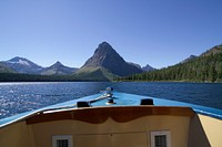 Two Medicine Lake Boat Tour. Original public domain image from Flickr