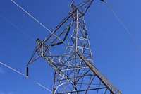 Power lines in Gaylord, Michigan. Original public domain image from Flickr