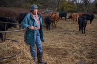 Pat Crenshaw, 79, is a black Native American, who owns and operates 120 acres in Slick, Oklahoma.