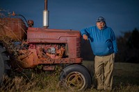 William Harrison is a multi-generational Native American rancher who raises 100 head of cattle on his farm in of Okfuskee County, Oklahoma.USDA photo by Preston Keres.