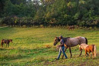 D’Quinton Robertson works on Lehman Farms while currently attending college studying agricultural business.